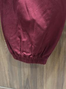Maroon Casual Pants