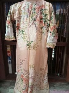 Patchwork Suit With Chiffon Dupatta