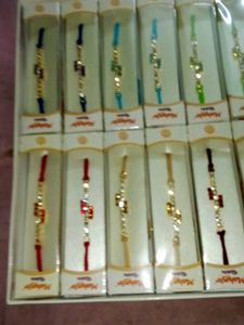 24 Designer Rakhis With Individual Box Packing
