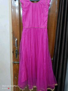 Pink Embellished Ethnic Gown