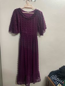 Georgette Purple Dress