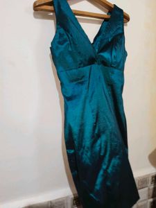 Elegant Teal Party Dress Size Extra Small