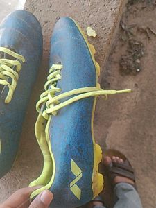 Blue Nivia Football Cleats