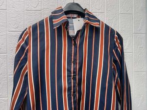 New with tag Pinterest Korean Striped Long Sleeve