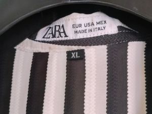 Shirt For Men (Down shoulder) Black And White