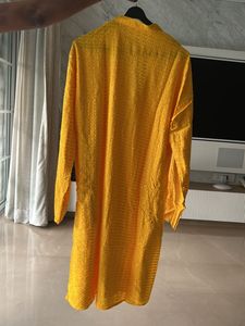 Fixed price Men’s ethnic yellow Kurta