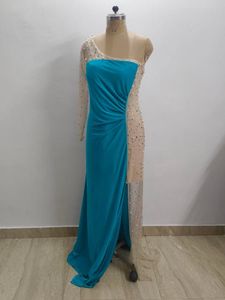 Elegant Teal Maxi Dress