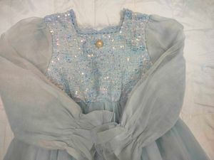 Sparkly Blue Tulle Dress