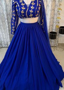 Blue Lehenga Choli Set