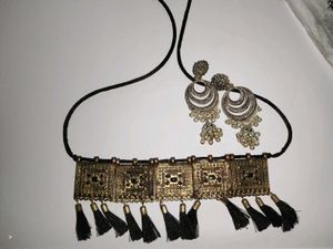 Ethnic Necklace & Earring Set