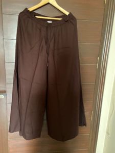 Max Women’s Coffee Brown Colour Flared Palazzo (xl