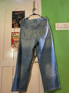 Wide Leg Denim Jeans