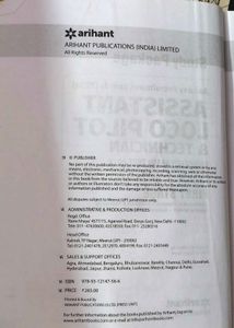 Arihant assistant Loco pilots &amp; Tech. 2018 edition