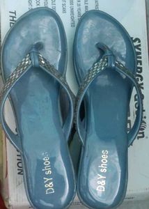 D&Y Shoes Beaded Flip Flops