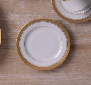 Noritake fine porcelain gold odessey salad or dese