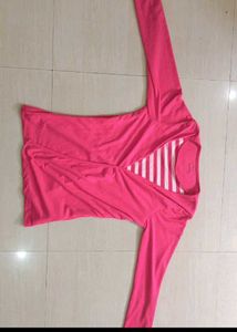 DJ&amp;C Fitted Top // Rose