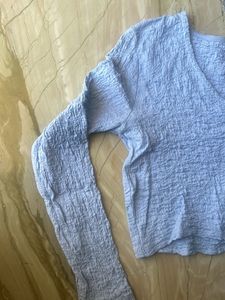 Blue Full Sleeves Top