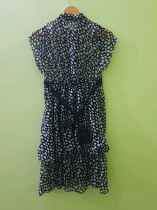 Heart Printed Imported Dress