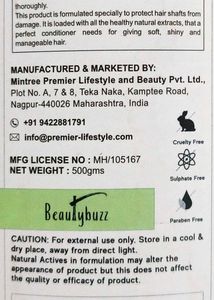 Beautybuzz Hair Rinse Conditioner