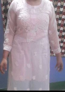 Chikakari Net Kurta