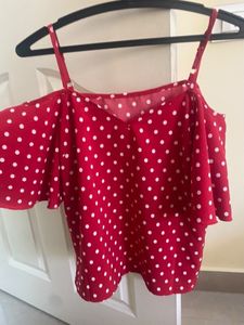 Polka Dotted Top