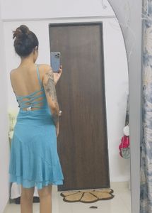 Blue Shimmery Dress
