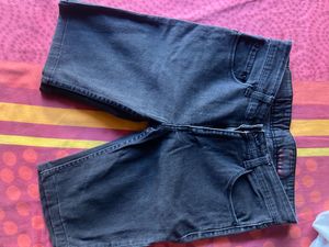 Dark Wash Denim Shorts