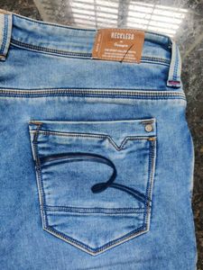 Reckless Integriti Blue Denim Jeans