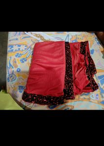 Lycra Saree With Sequence Border