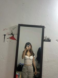 Gathered Bustier Top
