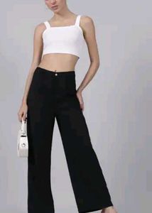 Wide Leg Black Pants