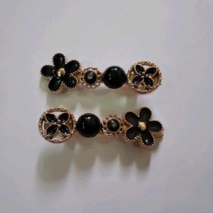 Floral Hair Clips (Set of 2)
