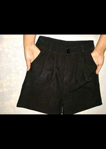 Classic Black Shorts For Women 🖤