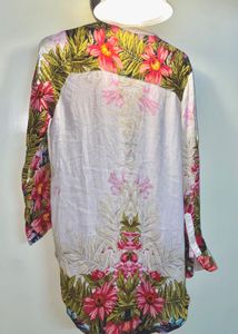 Floral Print Button-Down