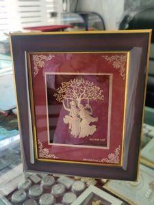24 K Leaf Gold Plated Frame