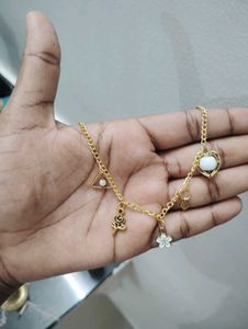 Gold Charm Necklace Layers