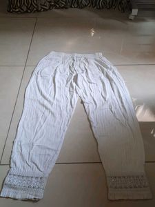 White Cotton Pant