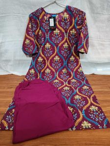 New Floral Kurta Set