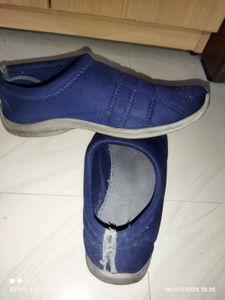 Navy Blue Slip-On Shoes