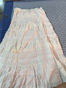 White Skirt From Trends