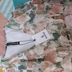 Floral Fit And Flare Dress