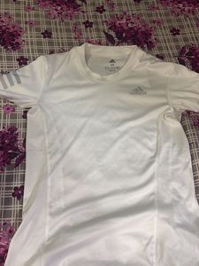 Adidas White T-Shirt