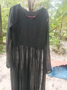 Elegant Black Nyra Cut Kurthi