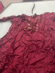 Maroon Kurta Medium Size