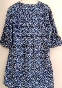 Floral Print Short Kurti