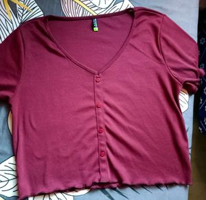 Beautiful Dark Purple Top