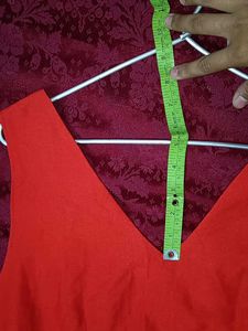 Women Midi Dress Red