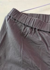 Gray Pull-On Pants