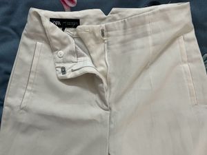 Wide Leg White Pants