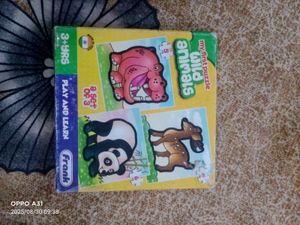 Two Pcs Puzzle Set (Animals And Fruits)